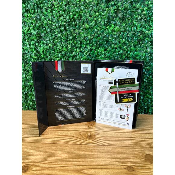 NIB The Professional Wine Opener Vineyard Supply Co. with Chill Stick NEW 1989 - Picture 2 of 8